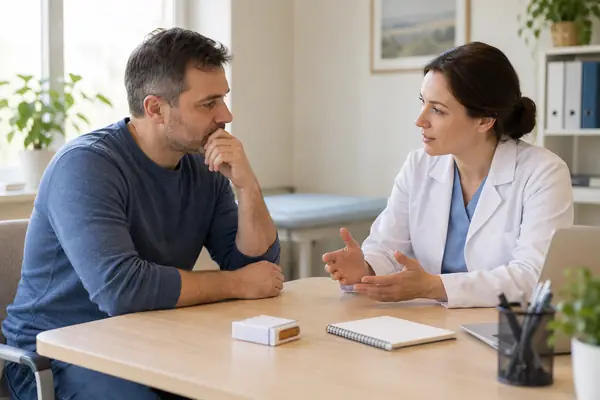 Мужчина проводит кодирование от курения